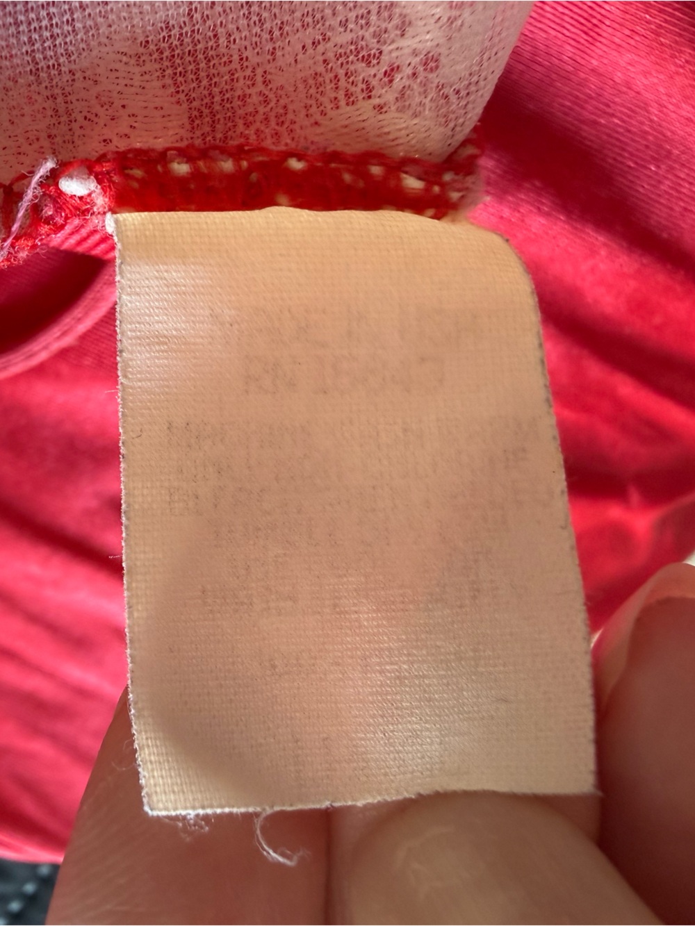 Vintage Lace Coral Chemise Nightgown - Picture 11 of 11